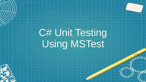 Use MSTest in unit tests 